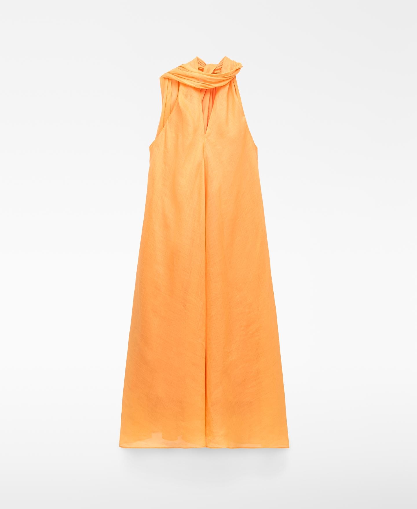 Imagem 0 de Vestido Comprido com Gola Cachecol