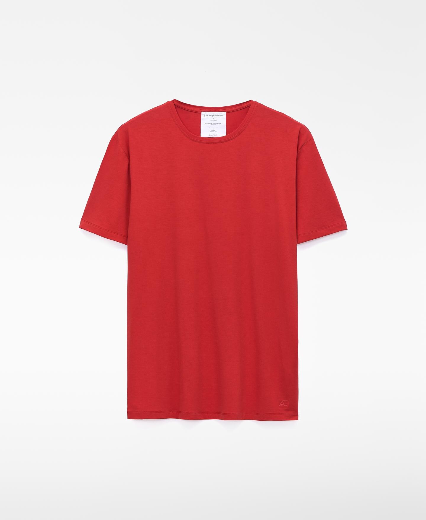 T-shirt de Manga Curta em Tecido Pyratex® Smartcel Vermelho-5