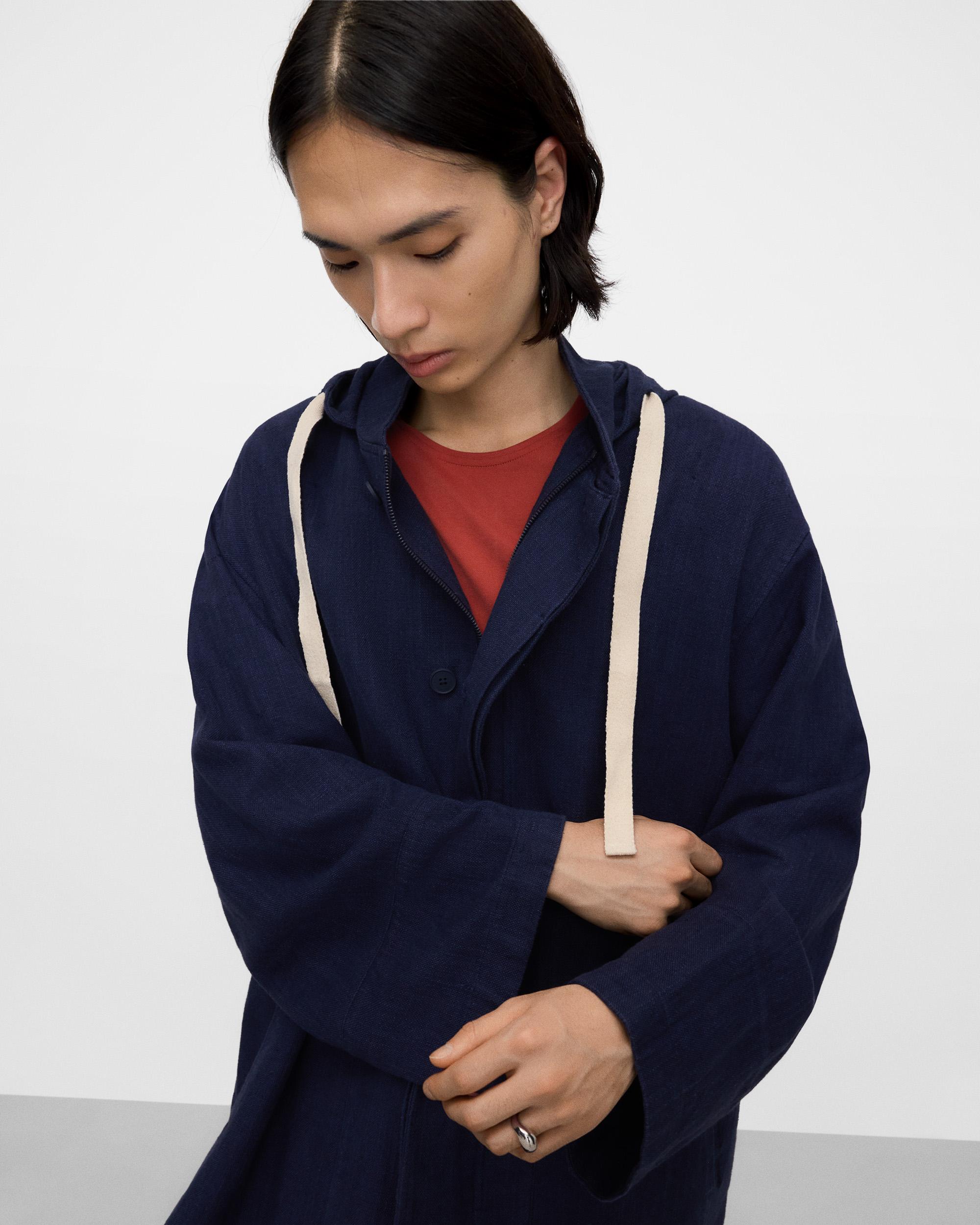 Imagem 0 de Parka Oversize em Linho Europeu