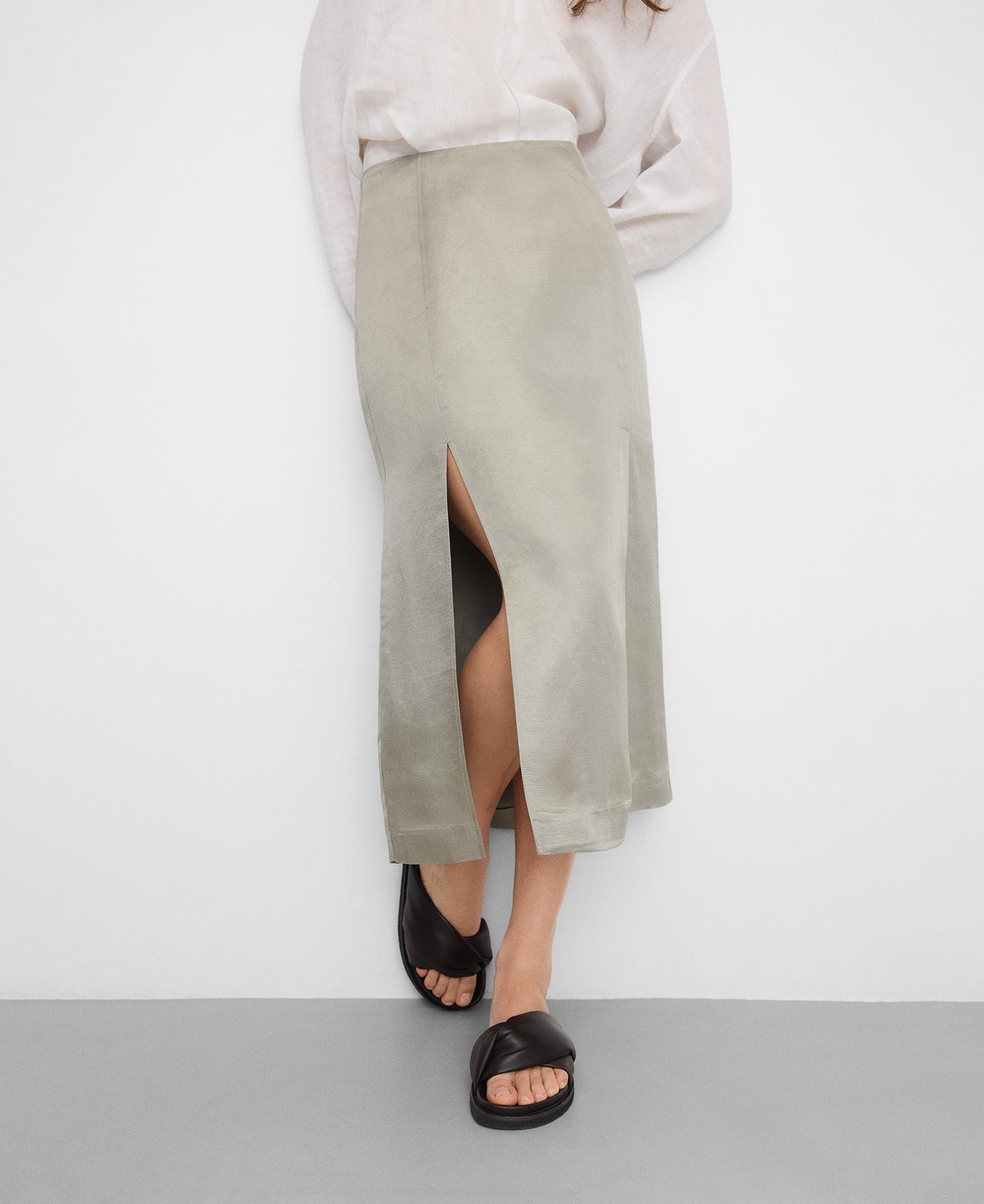 Imagem 0 de Saia Midi com Aberturas