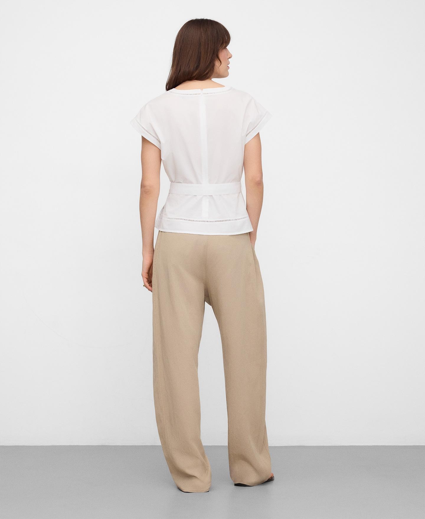 Top Ajustado com Entredós Branco-3