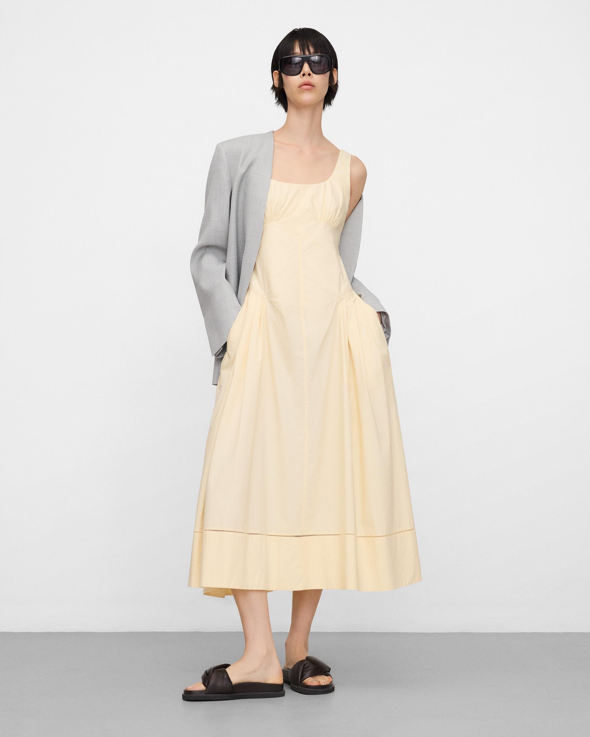 Imagem 0 de Vestido de Alças com Cintura Ajustada