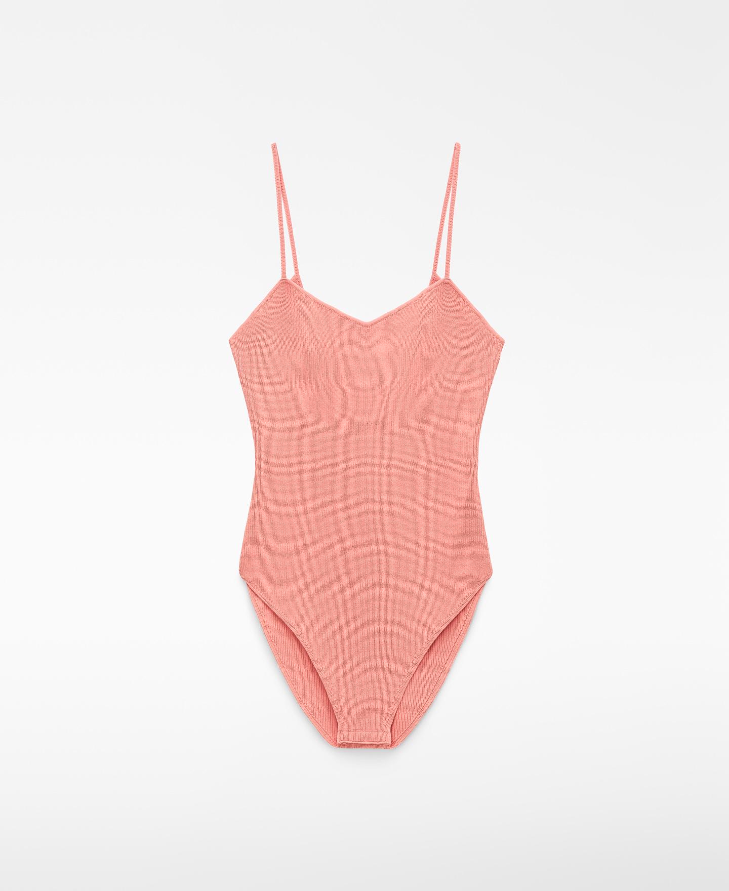 Top-body de Malha com Alças Coral-7