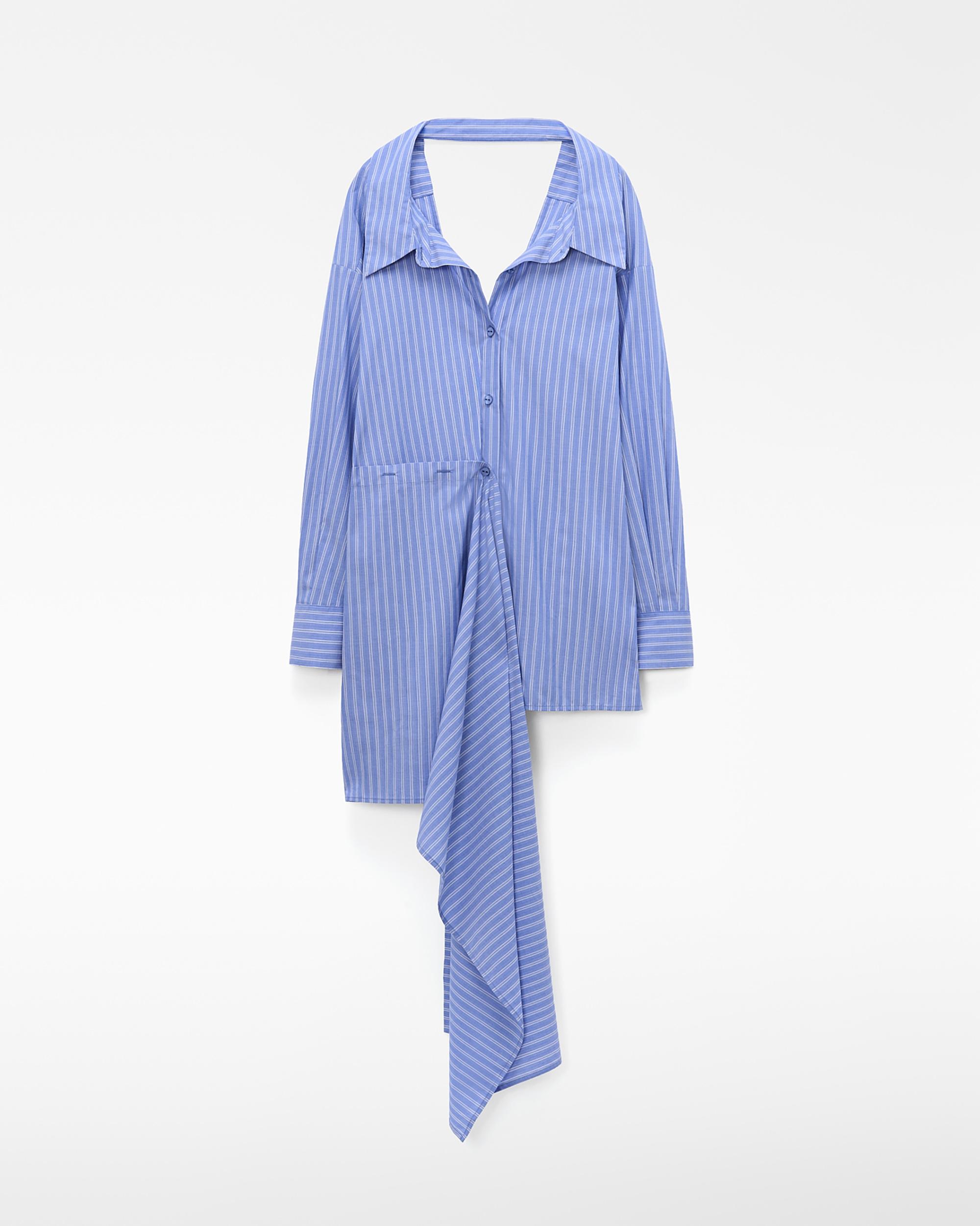 Imagem 0 de Camisa de Algodão Multiposições Às Riscas