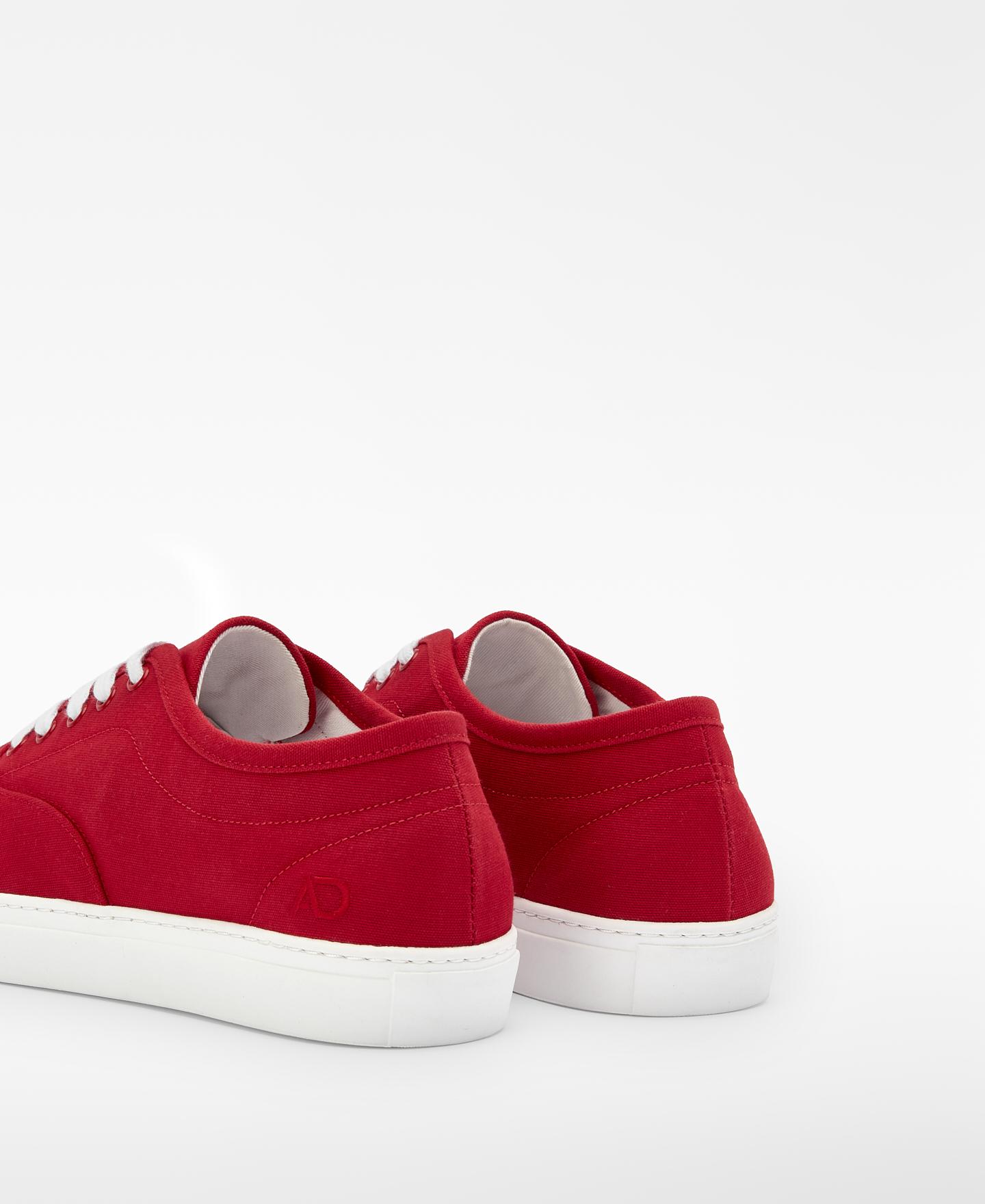 Sapatilhas Desportivas Acolchoadas em Algodão Vermelho-3