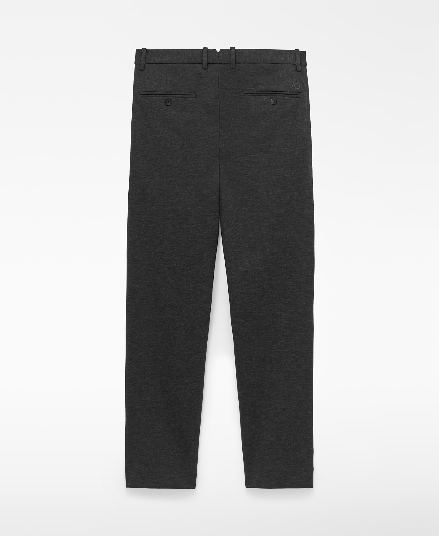 Calças Chino Regular Fit com Fecho de Botão Cinzento-6