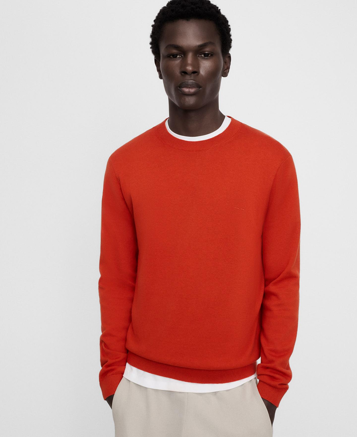 Imagem 0 de Camisola Regular Fit com Gola Redonda em Lã e Algodão