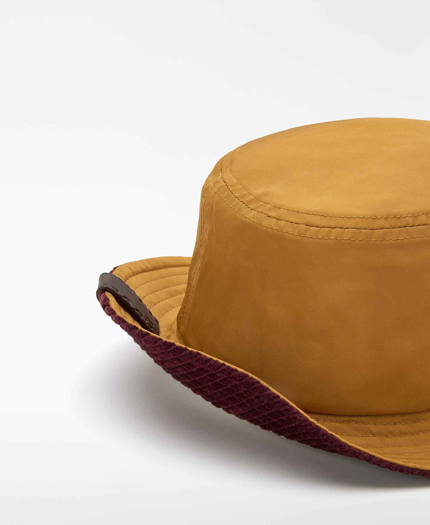 Chapéu Tipo Bucket em Nylon Waterproof Laranja-3
