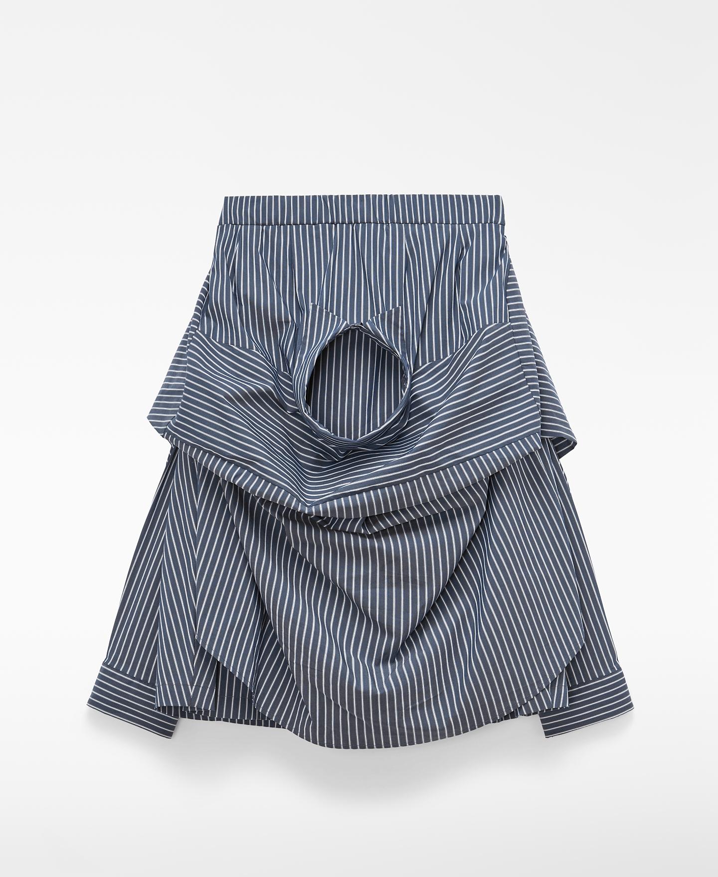 Bermuda Oversize com Camisa Sobreposta Azul-marinho-2