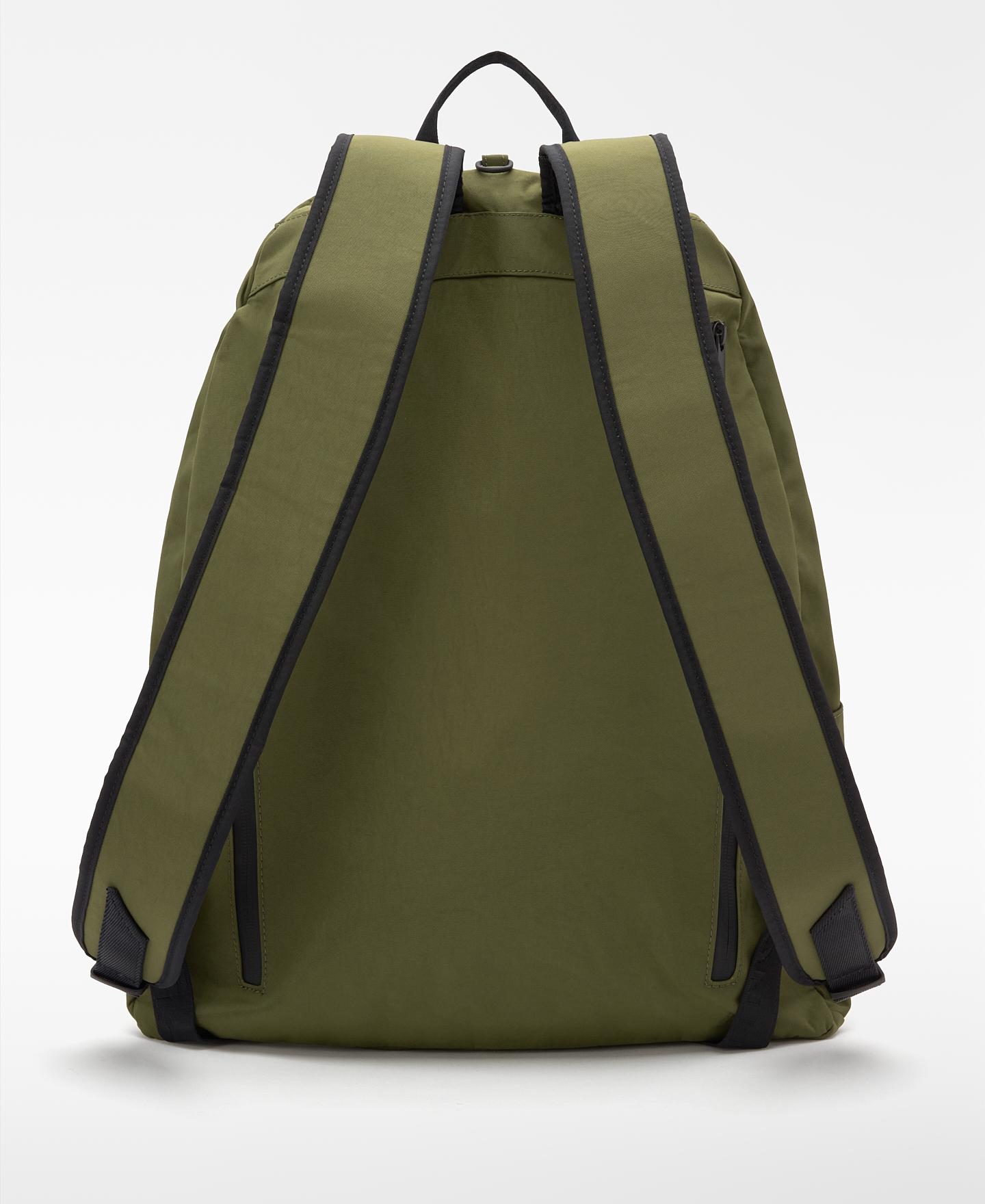 Mochila Estruturada em Nylon Verde-2