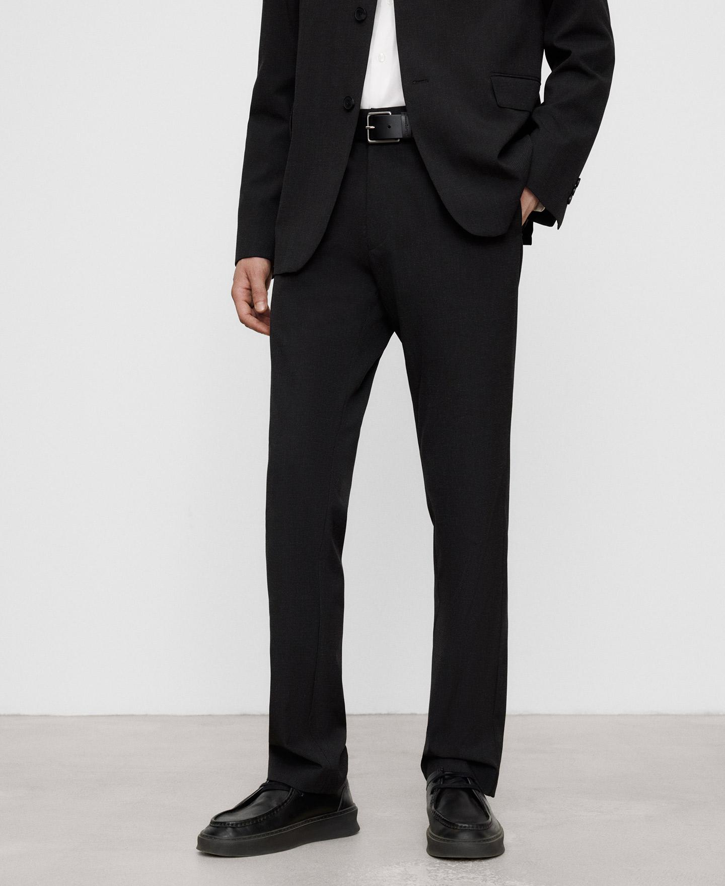 Imagem 0 de Calças Formais Slim Fit com Presilhas