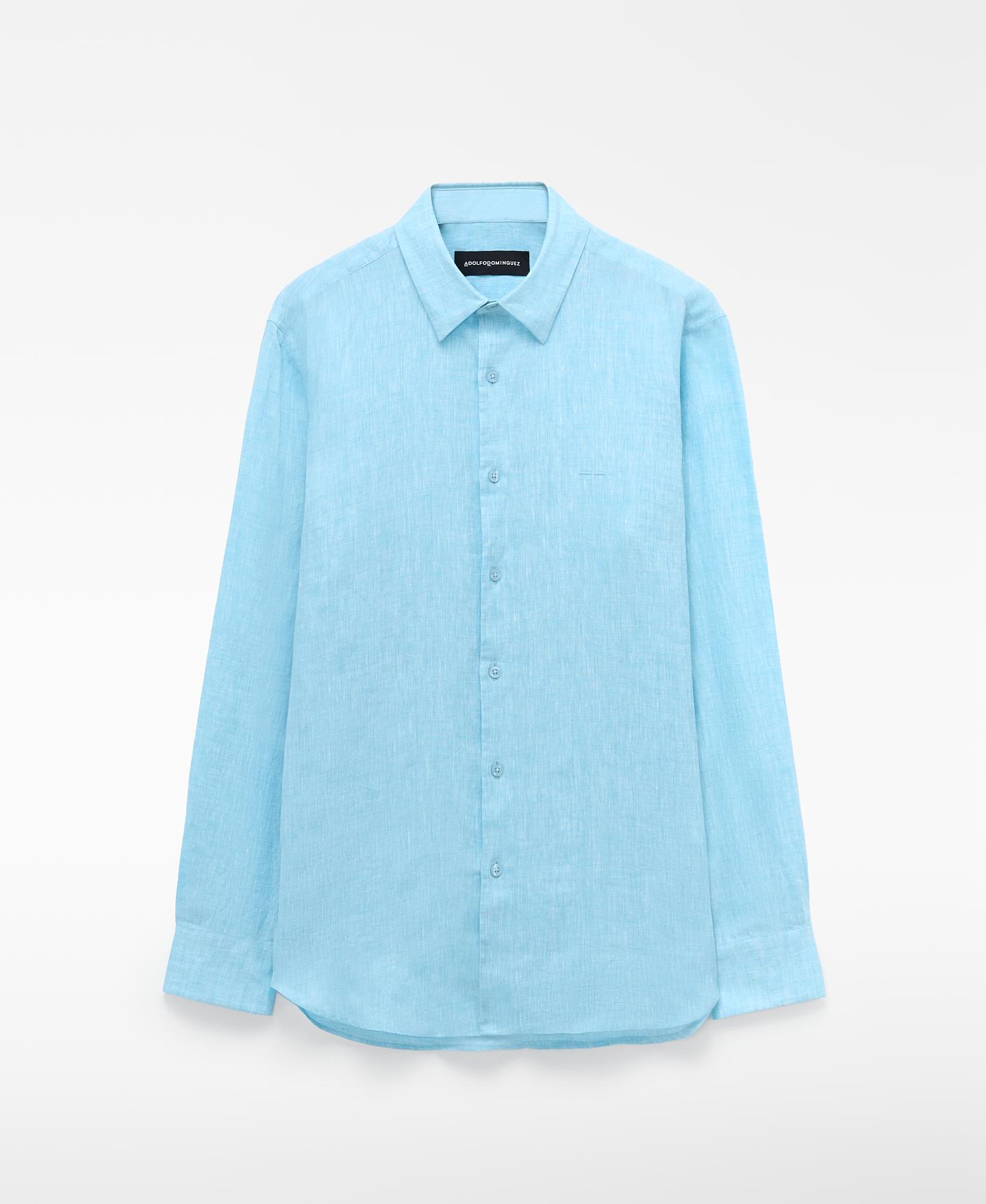Imagem 0 de Camisa Regular Fit em Linho