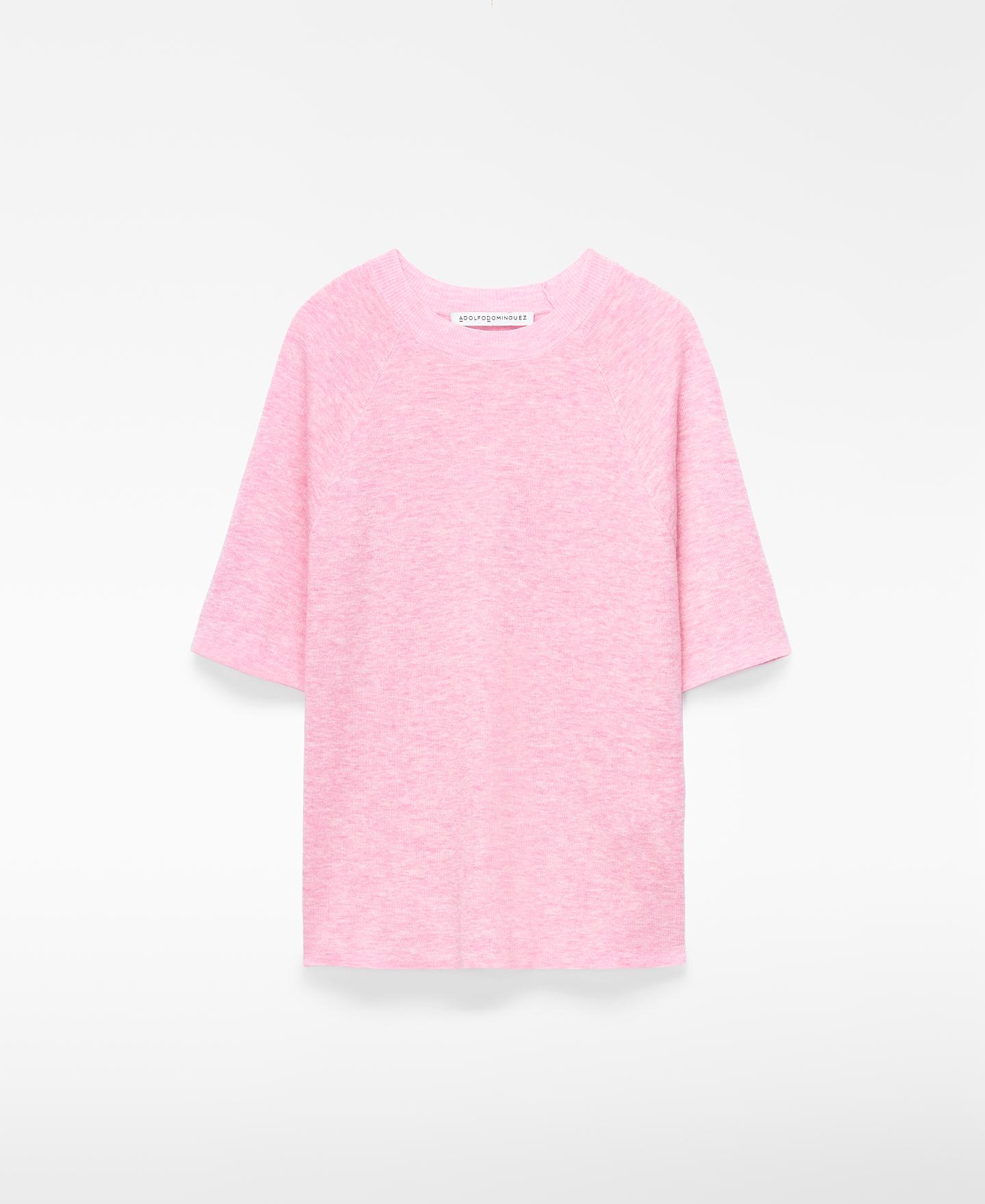 Imagem 0 de Camisola em Malha Melange com Lã Merino