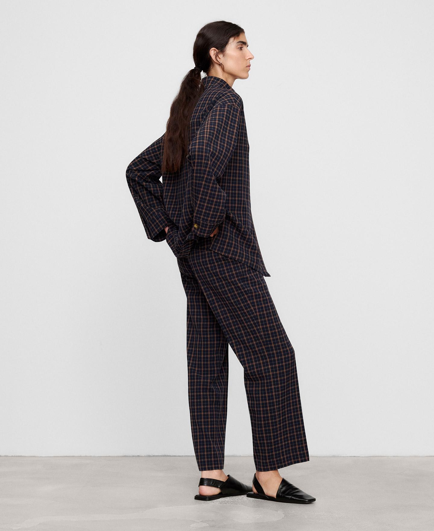 Sobrecamisa de Gola Tira com Botões Frontais Multicolor-3