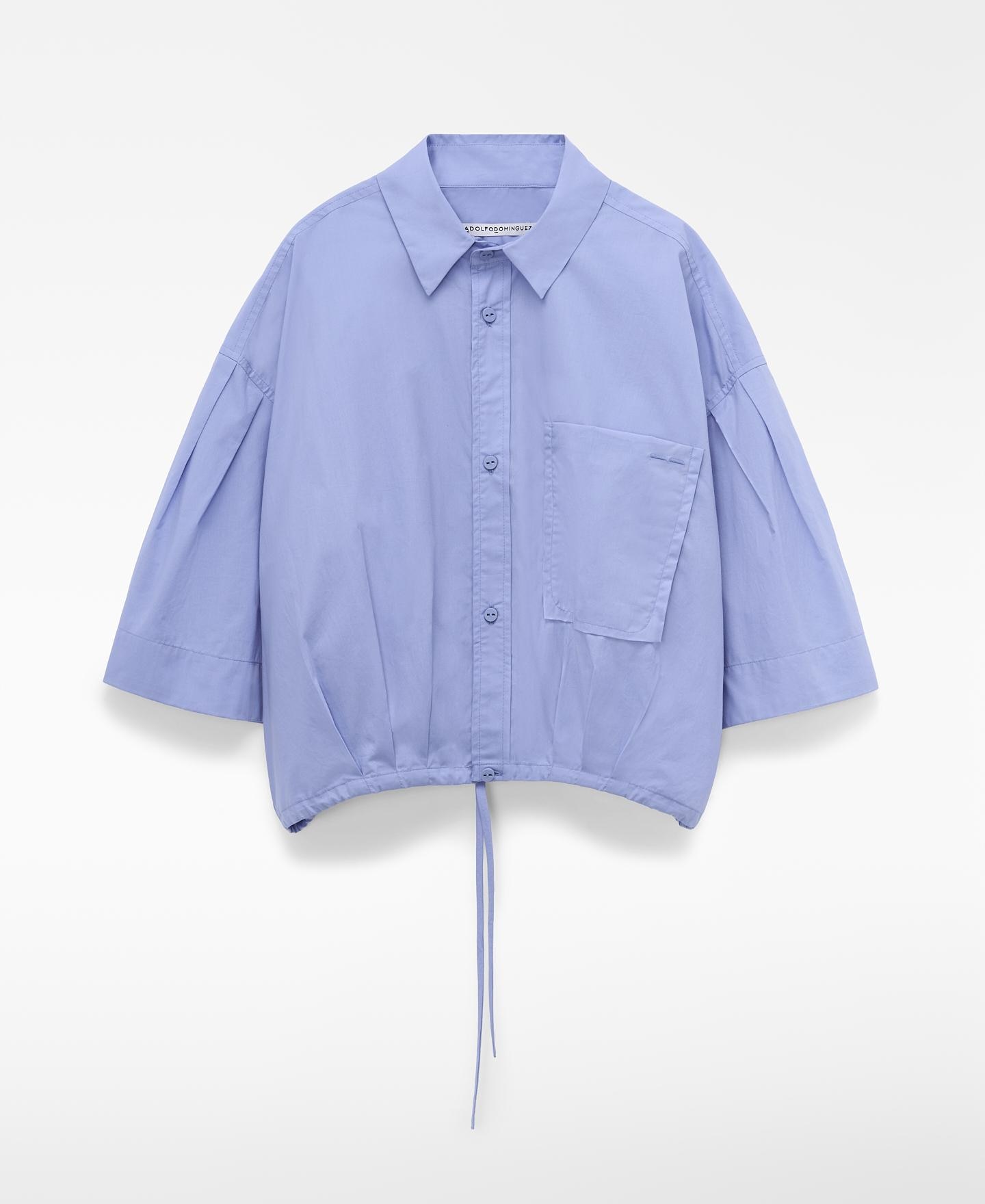Imagem 0 de Camisa Corte Boxy com Bainha Ajustável em Algodão