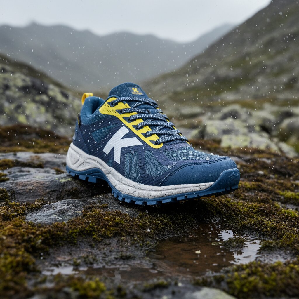 Sapatilhas de Running Track Kelme Azul-marinho / Amarelo-8