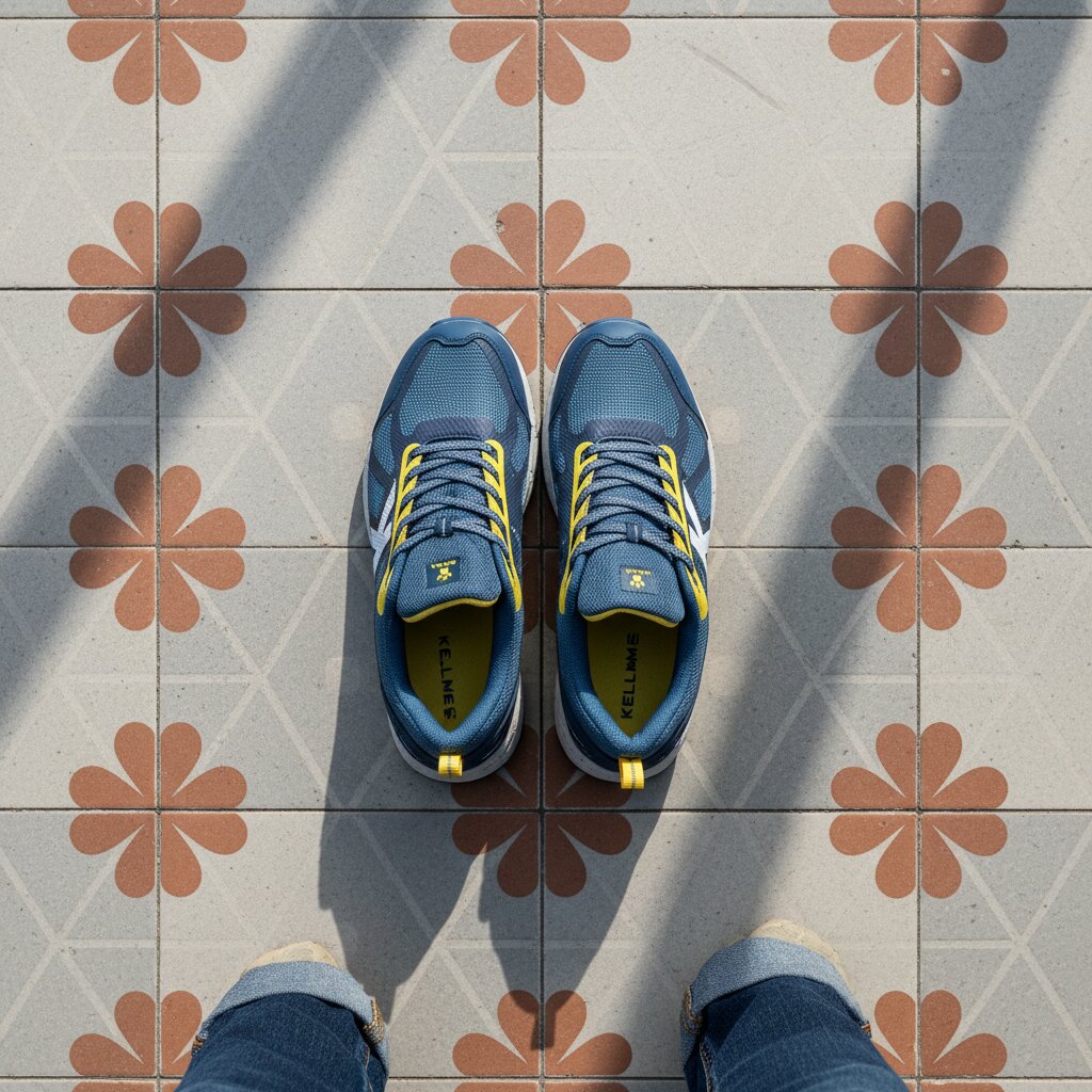 Sapatilhas de Running Track Kelme Azul-marinho / Amarelo-9