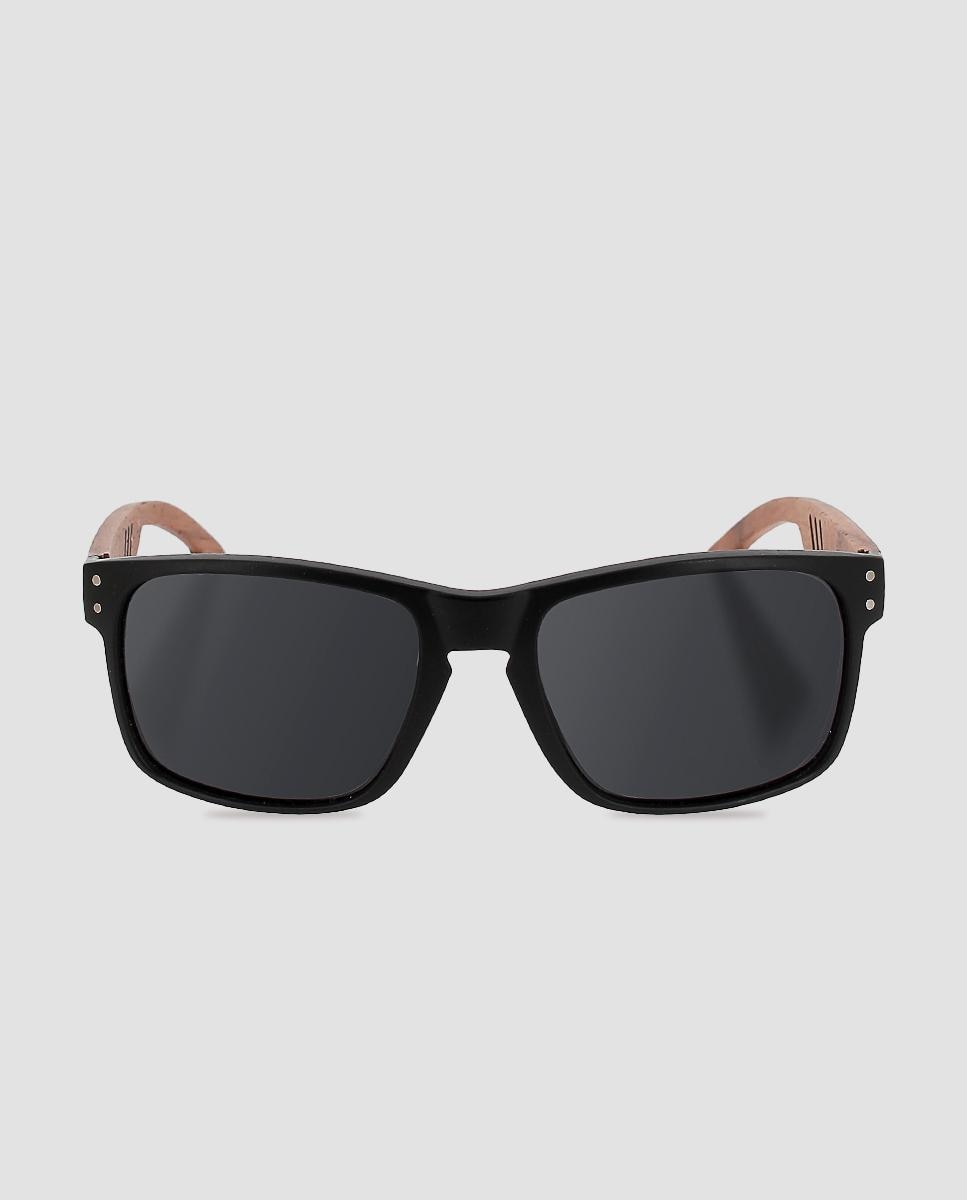 Imagem 0 de Óculos de Sol Polarizados com Hastes Efeito Madeira