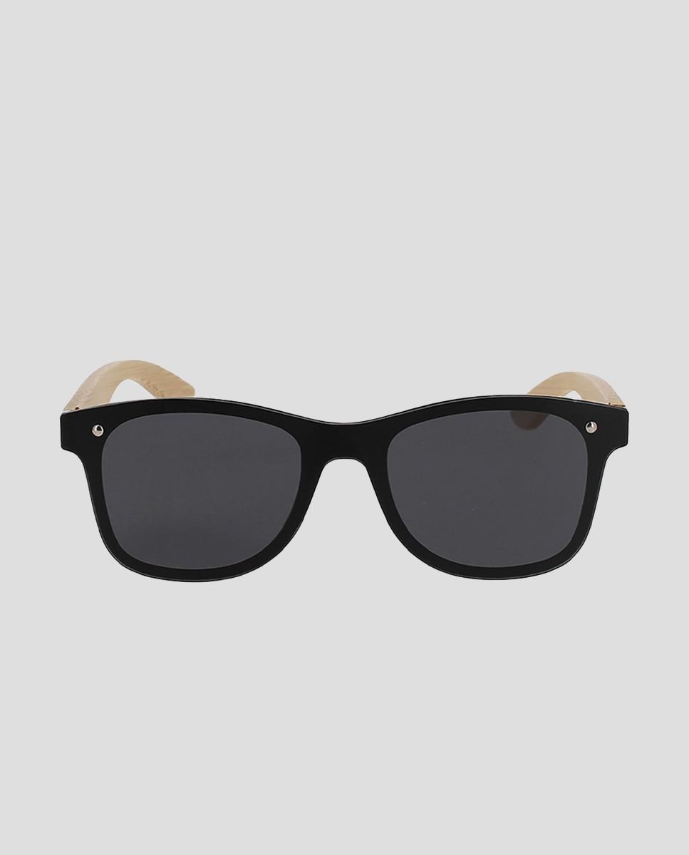 Imagem 0 de Óculos de Sol Polarizados com Hastes Efeito Madeira