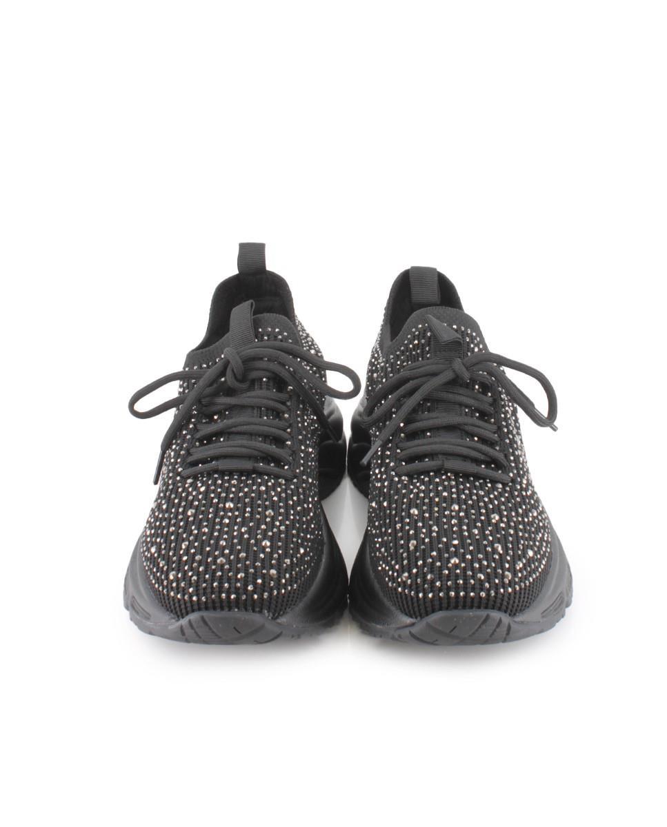 Sapatilhas Desportivas com Detalhe de Tachas e Plataforma Preto-5