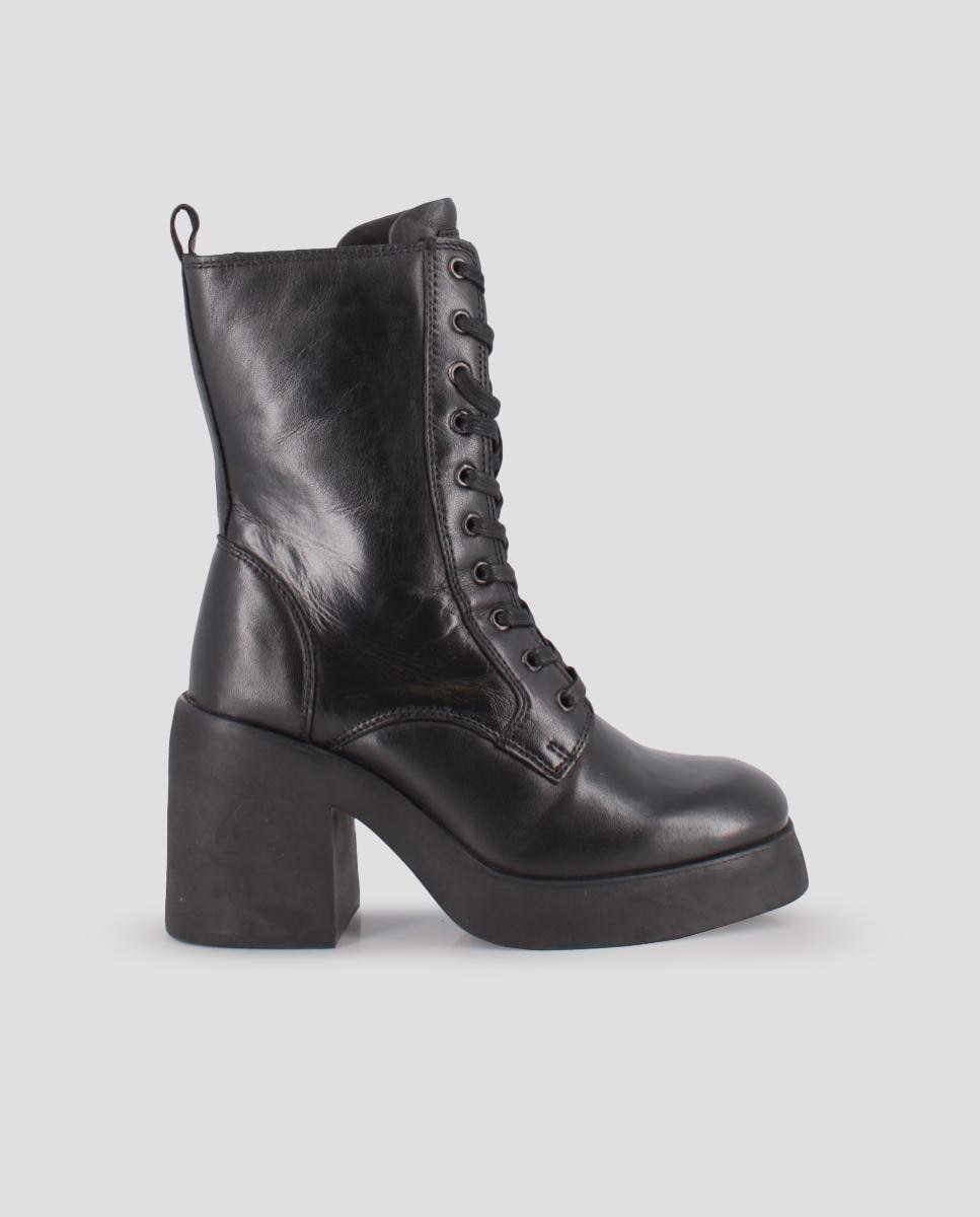 Imagem 0 de Botins de Pele Tipo Militar