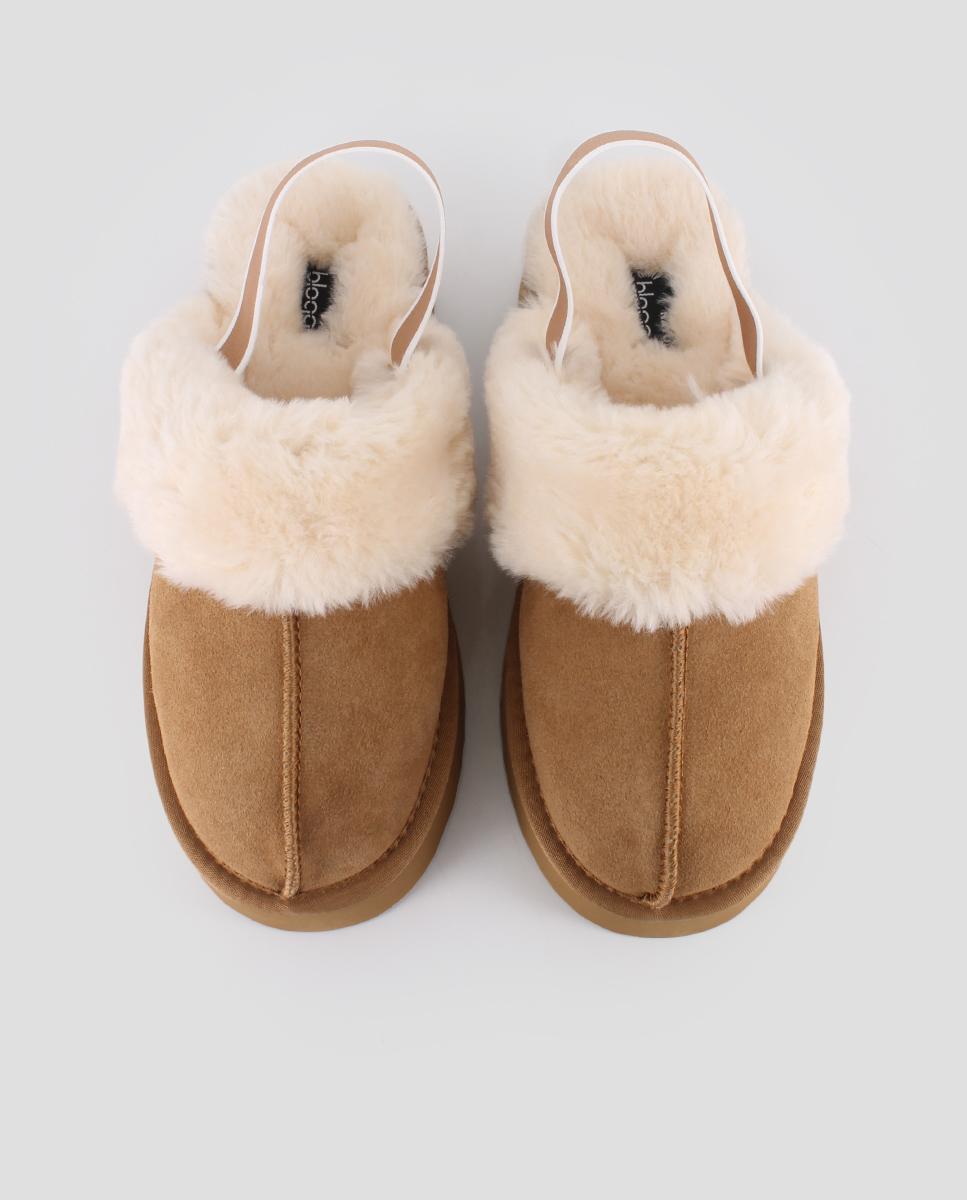 Socas Estilo Australianas com Forro em Peluche Castanho-5