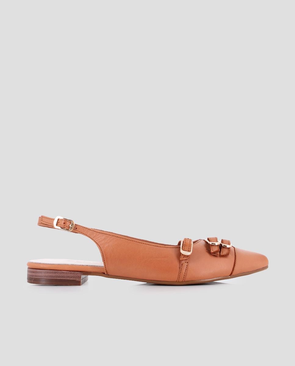 Imagem 0 de Bailarinas de Pele com Biqueira Afiada