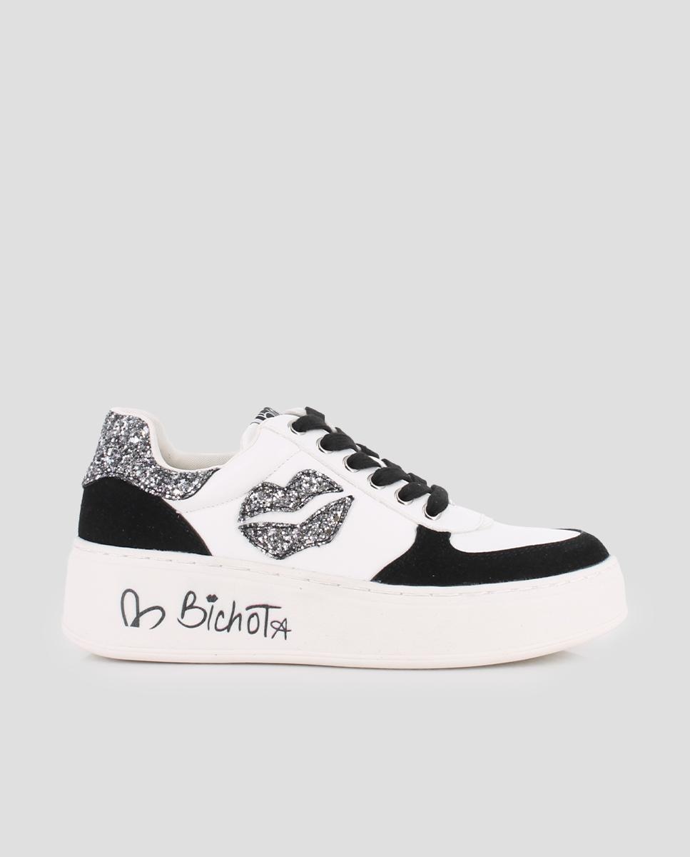 Imagem 0 de Sapatilhas Desportivas com Detalhe de Purpurina e Beijo Decorativo