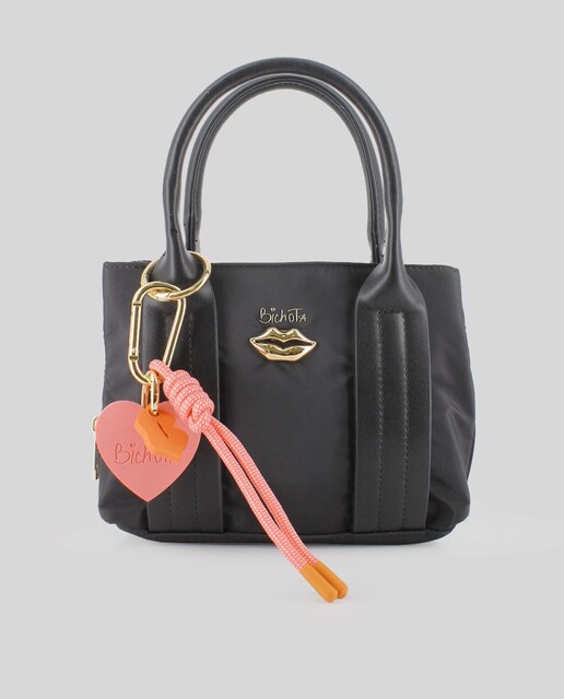 Imagem 0 de Mala de Mão com Fecho Zip e Detalhe de Coração