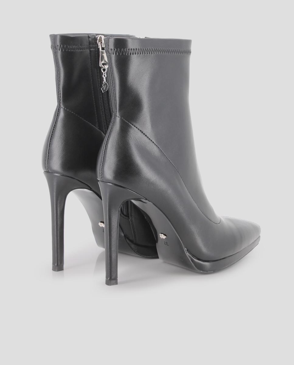 Botins com Salto Fino e Alto Preto-3