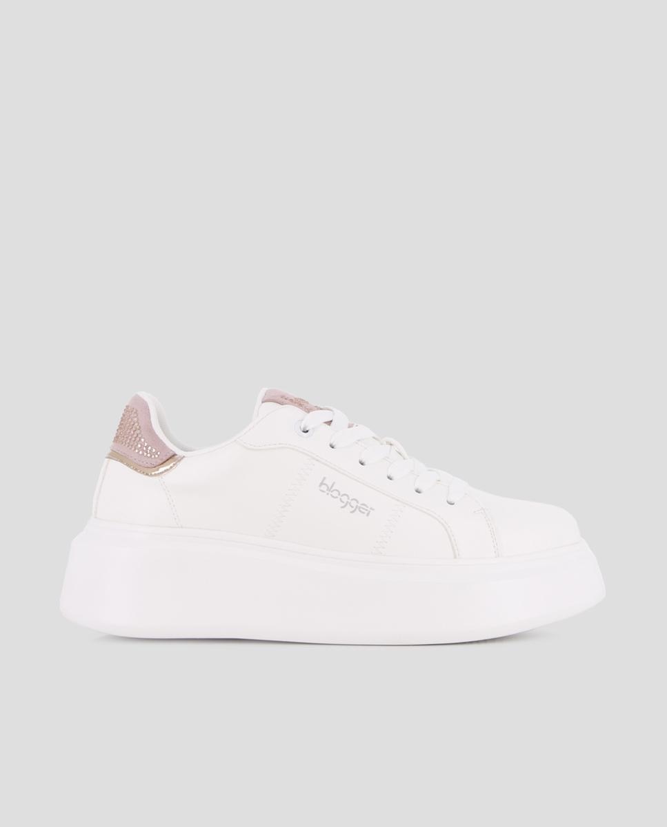 Imagem 0 de Sapatilhas Chunky com Detalhes de Pedraria e Fecho de Cordões