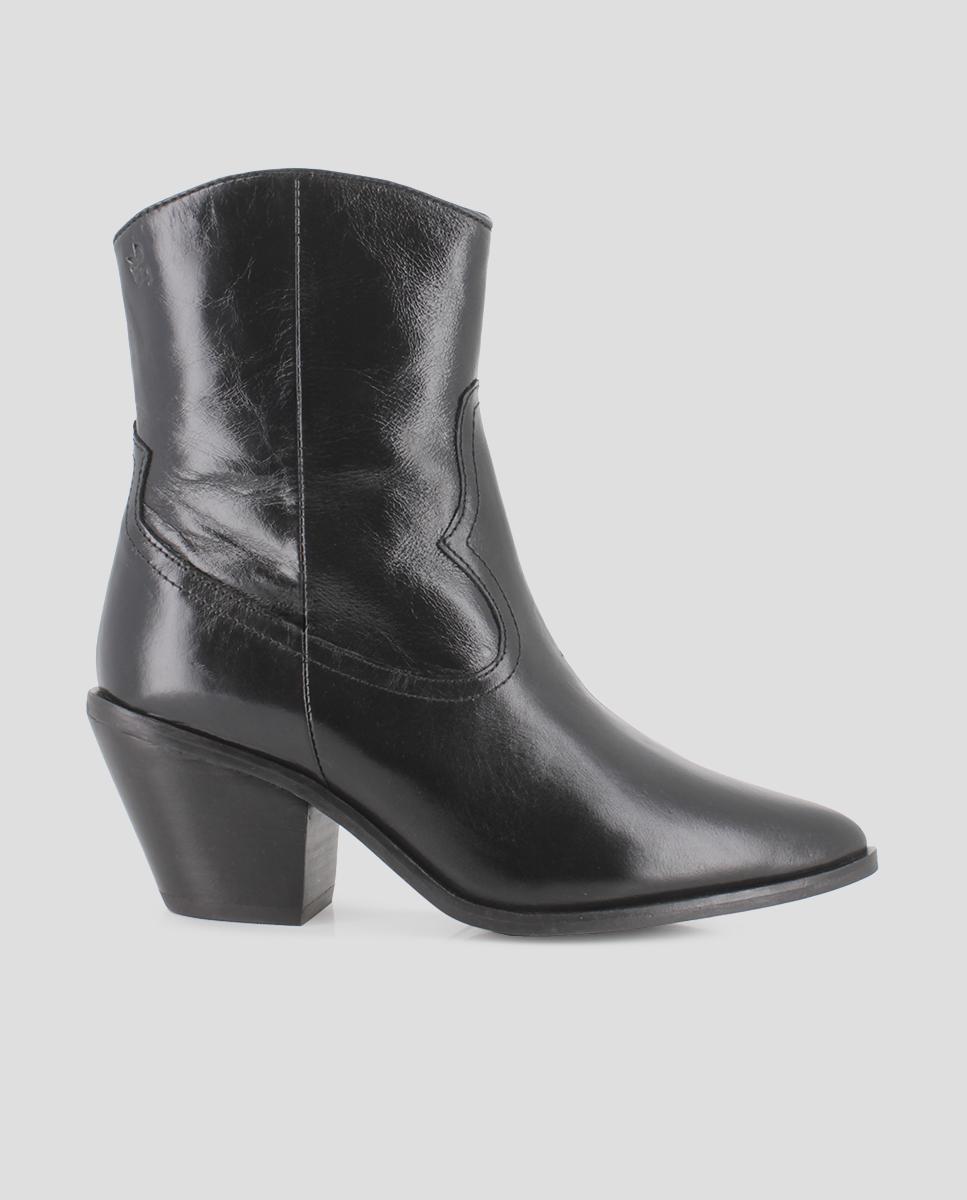 Imagem 0 de Botins Cowboy em Pele com Tacão Cubano