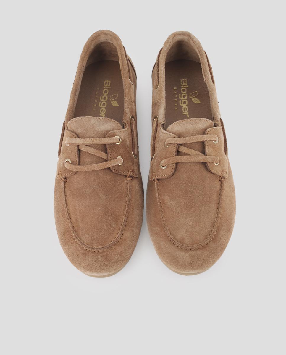 Mocassins Estilo Náuticos de Pele Castanho-5