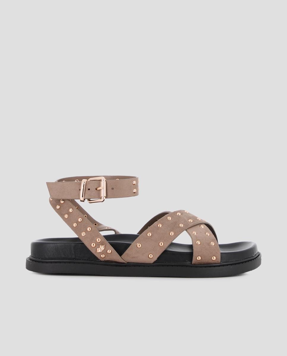 Imagem 0 de Sandálias de Tira Cruzadas com Fecho de Fivela