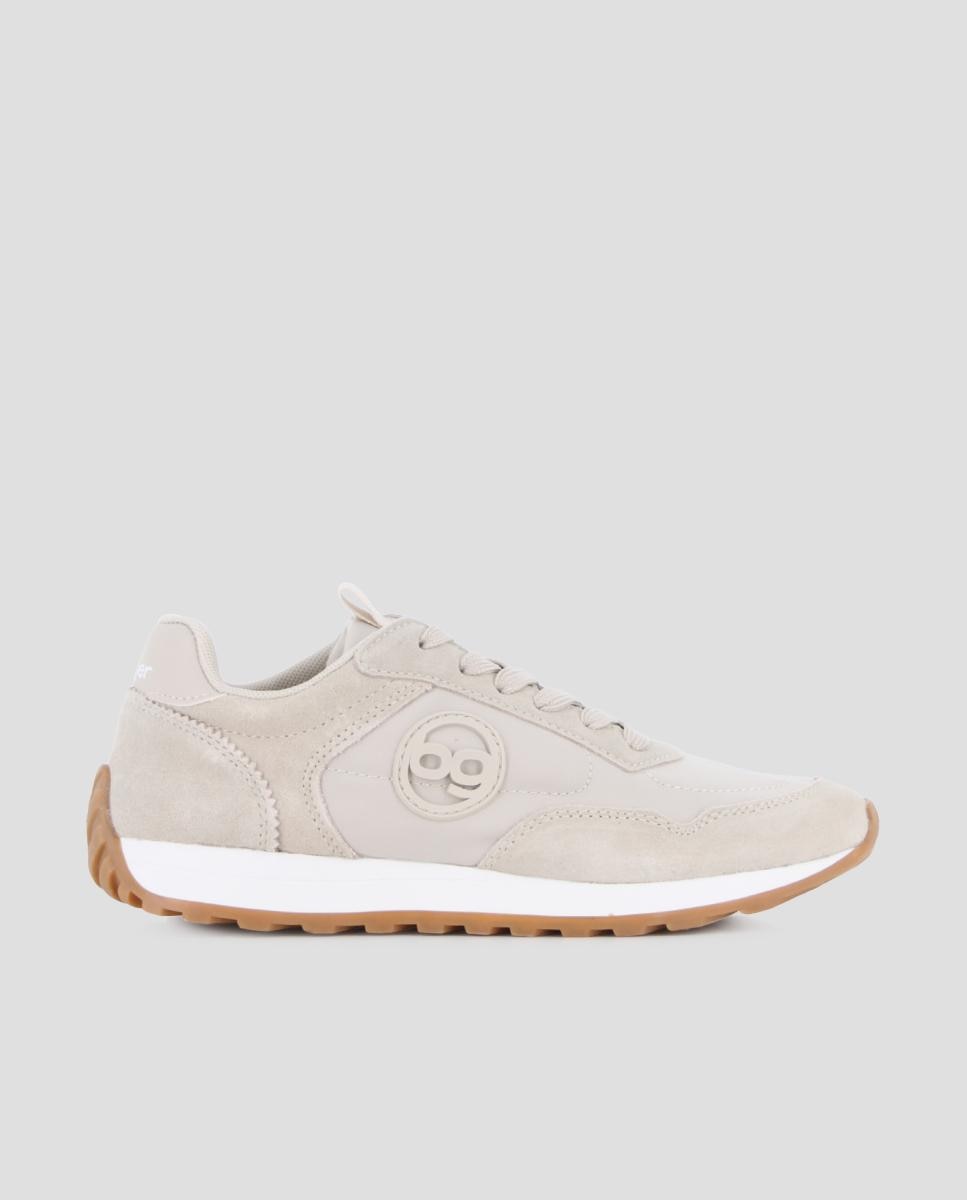 Imagem 0 de Sapatilhas Desportivas de Pele com Logo Lateral