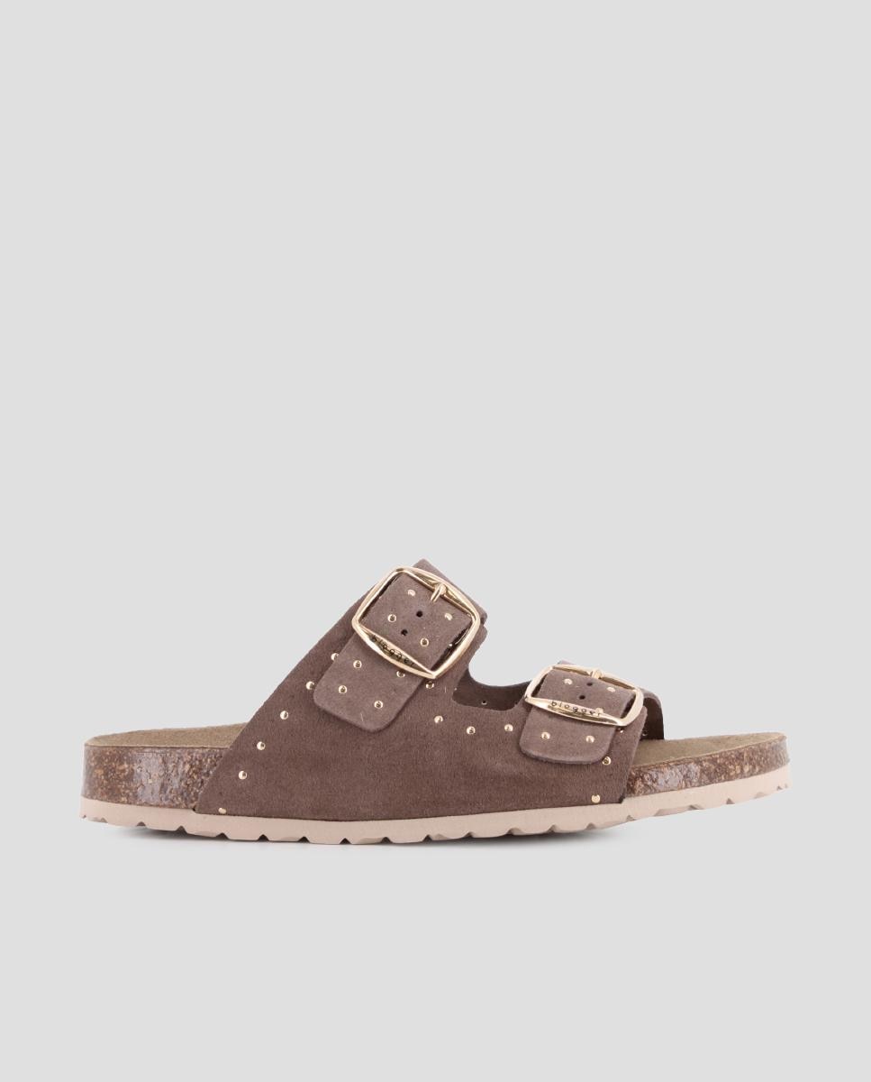 Imagem 0 de Sandálias de Tiras com Fivelas Ajustáveis de Pele