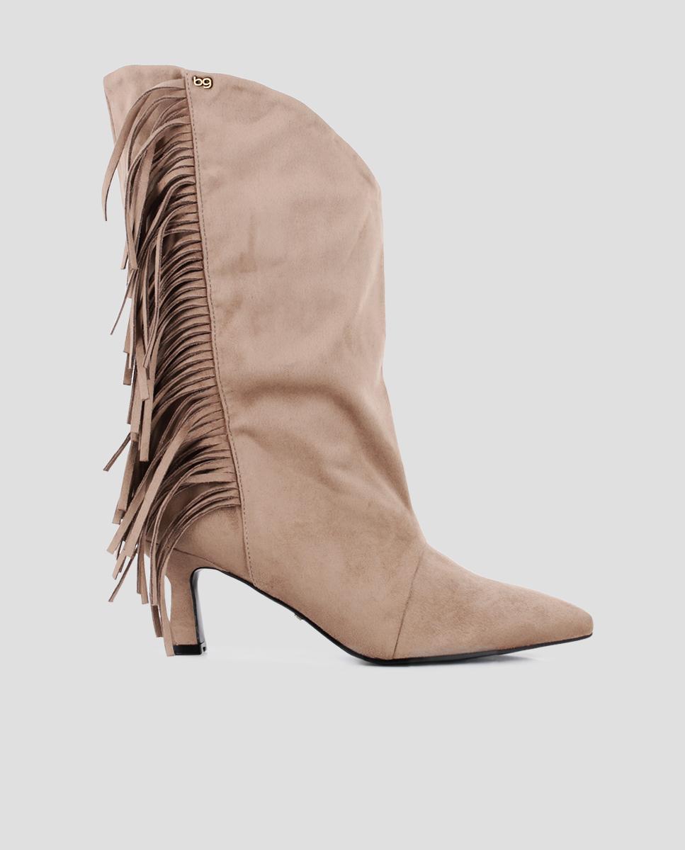 Imagem 0 de Botins Aretha de Salto com Franjas