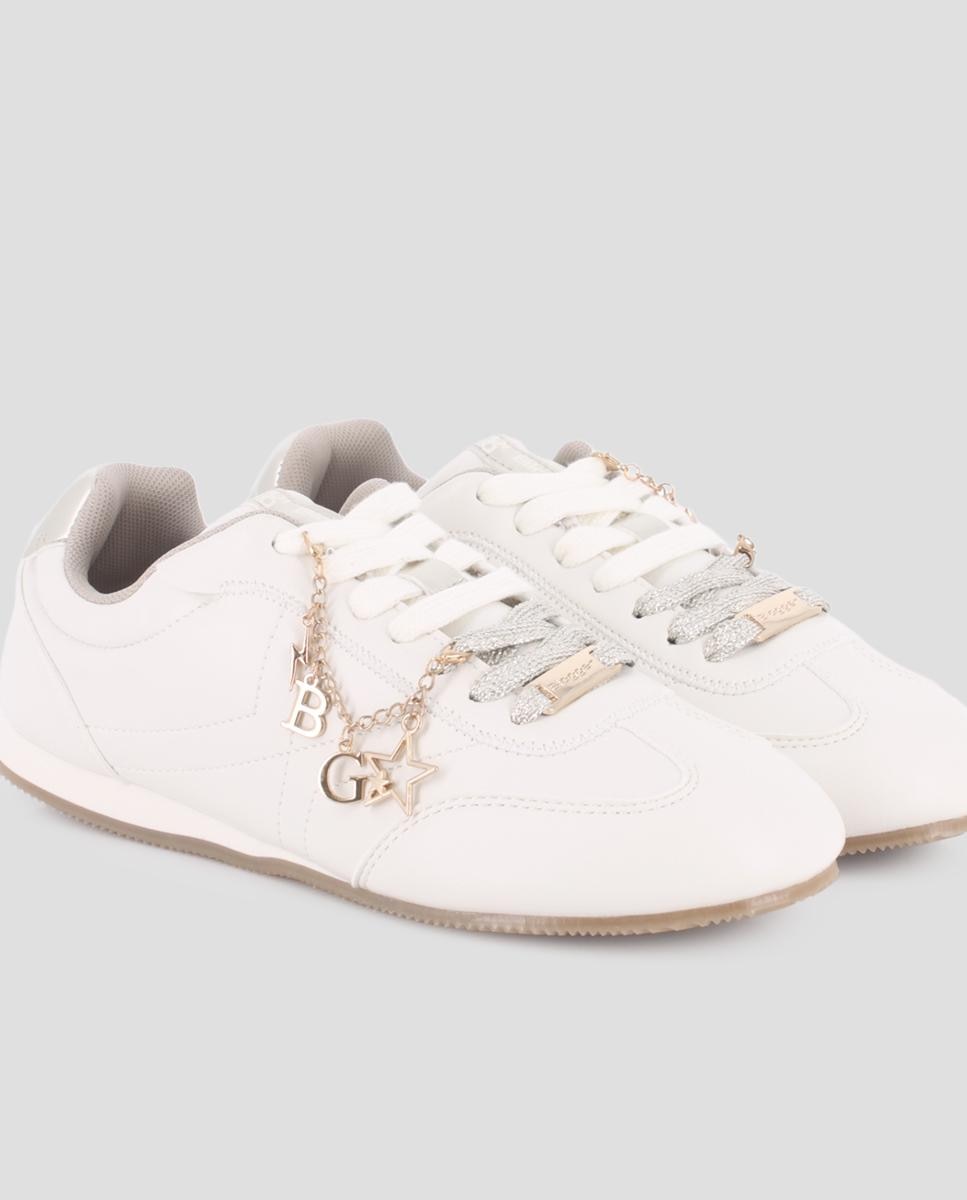 Sapatilhas Desportivas Naya com Charms Branco-4