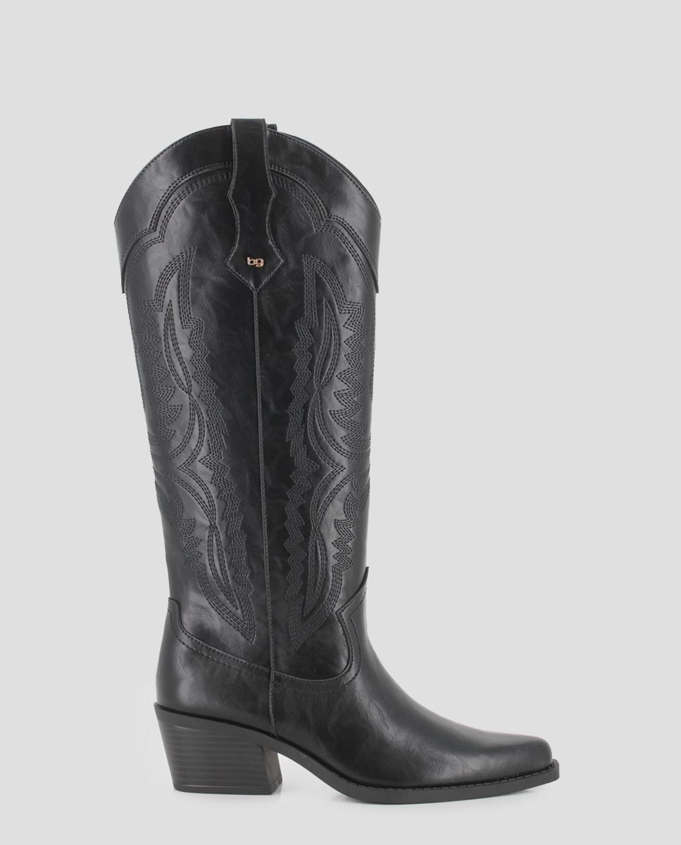Imagem 0 de Botas Cowboy Elowen em Polipiel com Salto Médio