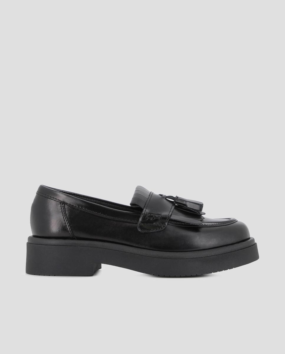 Imagem 0 de Mocassins de Pele Sophia com Pompom
