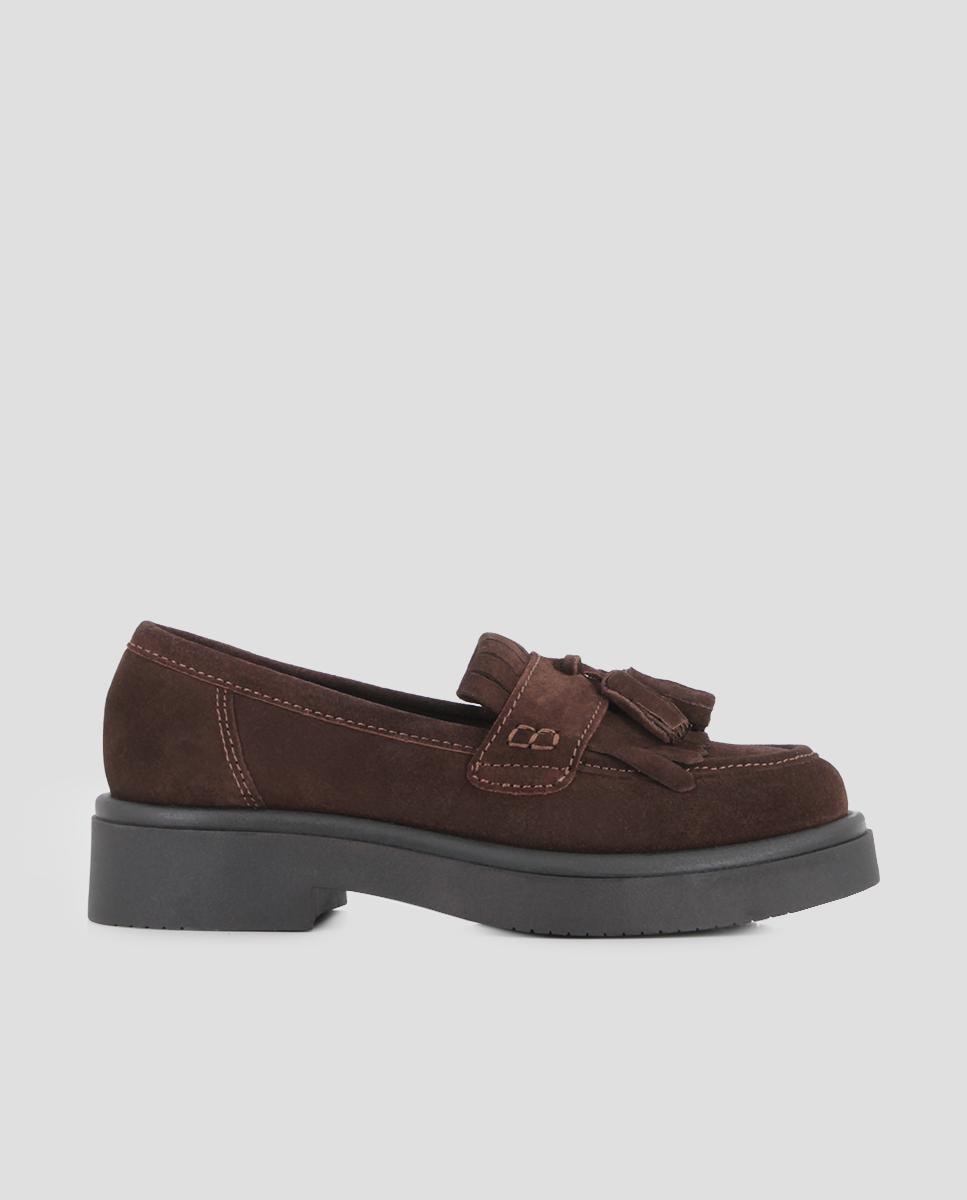 Imagem 0 de Mocassins de Pele Sophia com Pompom