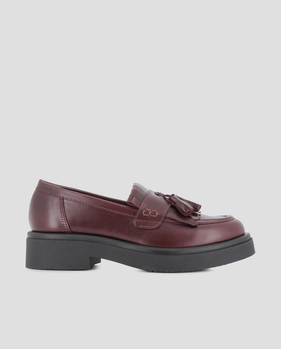 Imagem 0 de Mocassins de Pele Sophia com Pompom