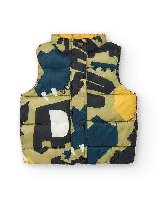 Imagem 0 de Colete Infantil Acolchoado com Estampado