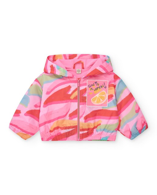Imagem 0 de Impermeável Infantil Estampado com Capuz e Fecho Zip