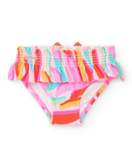 Imagem 0 de Cueca de Bebé com Estampado Multicolor e Folhos