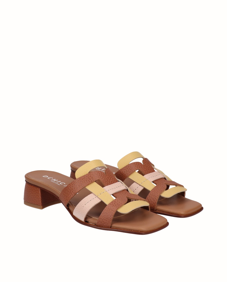 Socas de Salto Baixo em Pele Multicolor-2