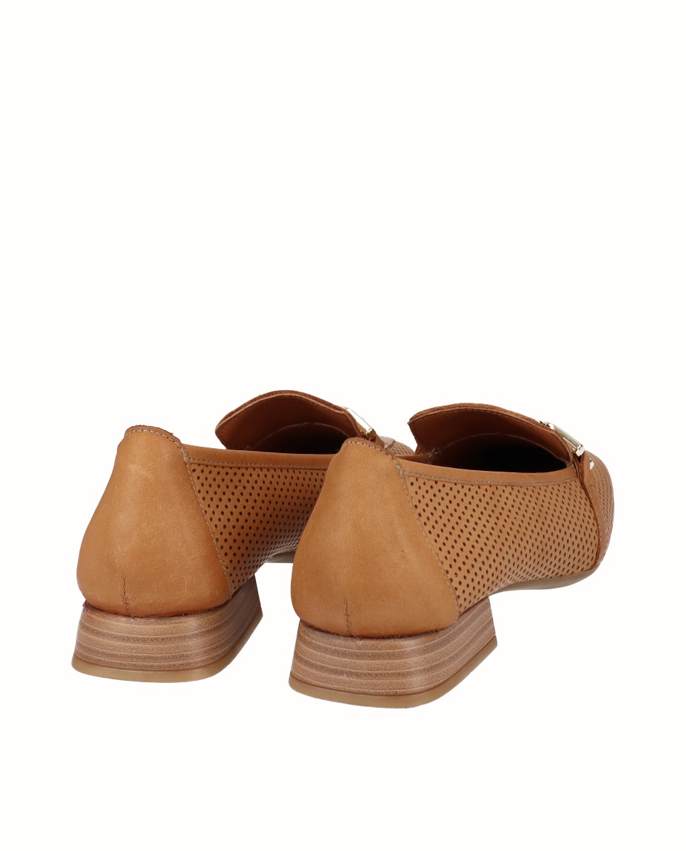 Mocassins de Pele com Fivela Couro-3