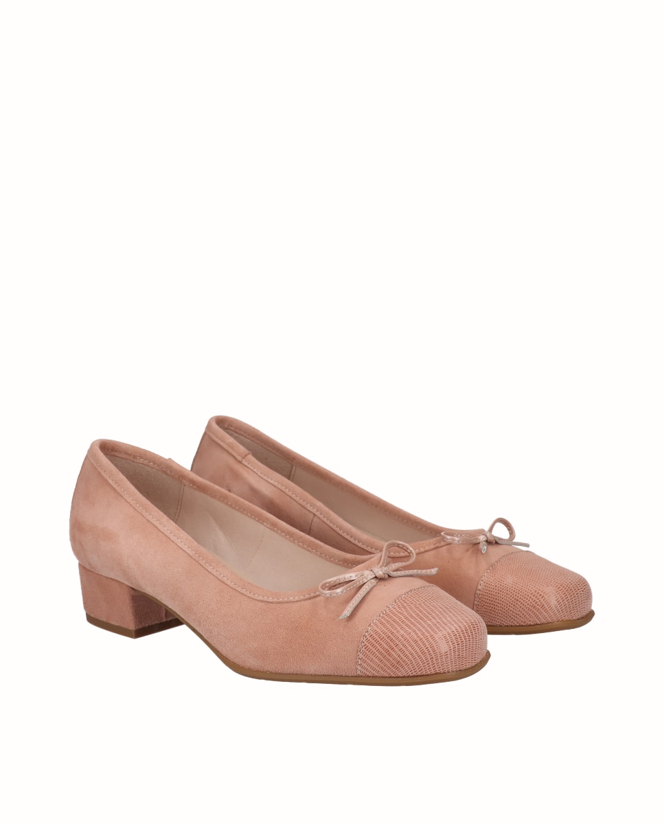 Sabrinas de Salto em Pele Combinada Salmão-2