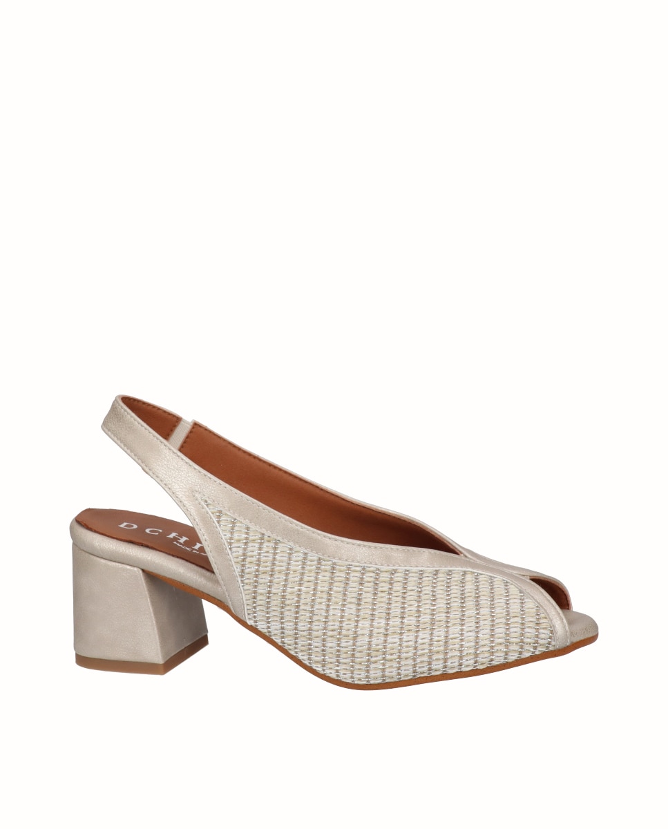 Imagem 0 de Sapatos de Salto Peep Toes de Fantasia