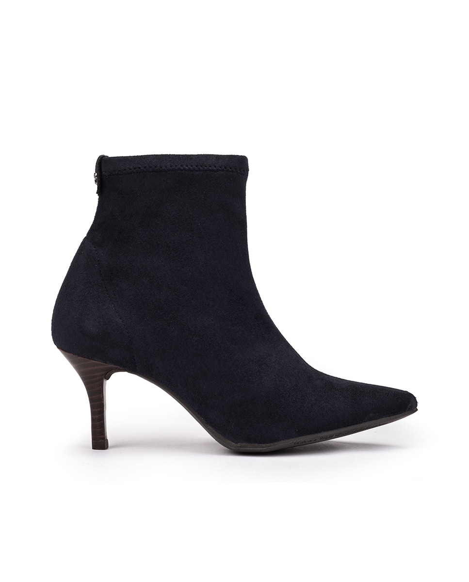 Imagem 0 de Botins de Tecido em Azul-marinho